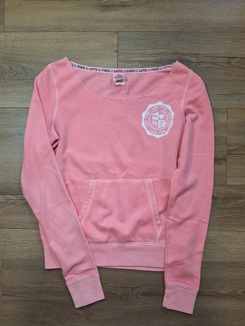 PINK Victoria's Secret Soft Pink Scoop Neck Sweatshirt